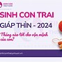 Sinh Con Trai Năm 2024 Có Tốt Không